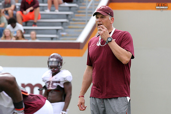 2016.08.23. VT Football Practice.