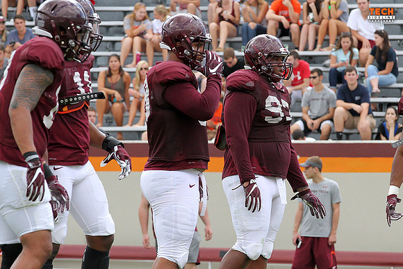2016.08.23. VT Football Practice.