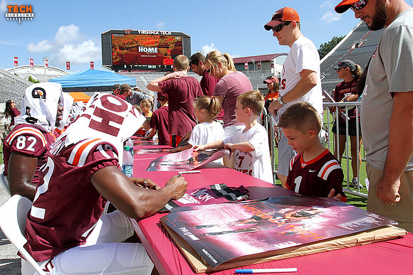 2016.08.14. VT Football Media Day.