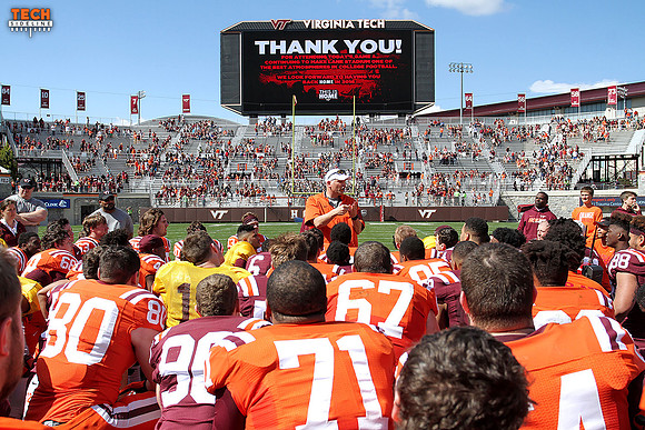 2016.04.23. Spring Game at VT.