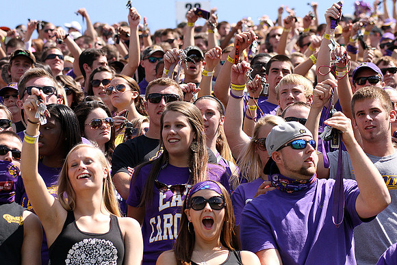 2013.09.14. Virginia Tech (Hokies) at East Carolina University (Pirates). Dowdy-Ficklen Stadium, Greenville, NC. Final score: Virginia Tech 15, ECU 10.