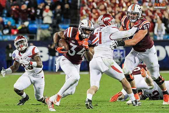 2016.12.29. Belk Bowl. VT vs Arkansas.