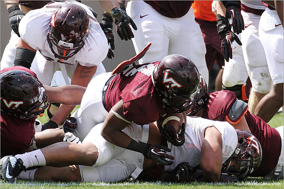 2014.04.12. VT Football Scrimmage.
