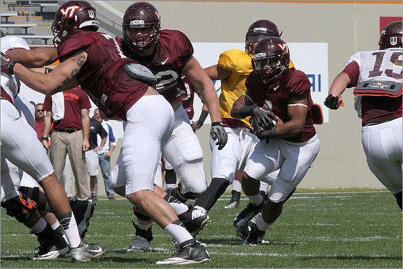 2014.04.12. VT Football Scrimmage.