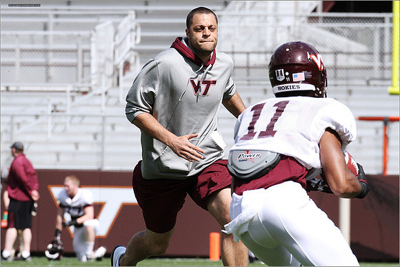 2014.04.12. VT Football Scrimmage.