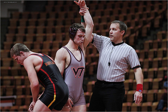 2014.01.19. Wrestling. Maryland at VT