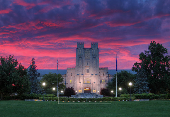 Burruss Hall. Virginia Tech.