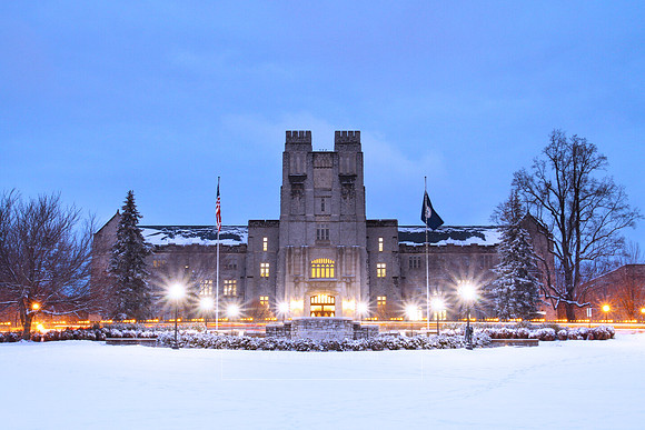 Burruss Hall. Virginia Tech.