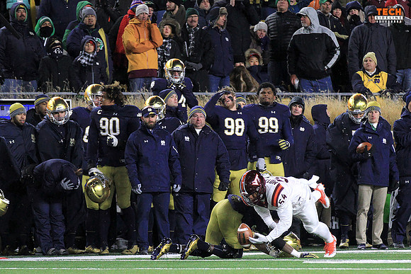2016.11.19. VT at Notre Dame.