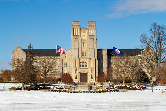 2020.12.26. Burruss Hall, Virginia Tech.