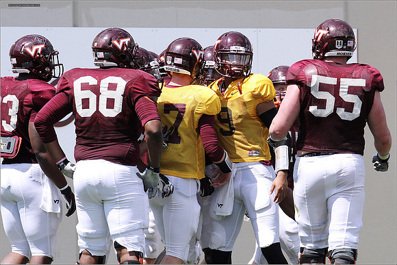 2014.04.12. VT Football Scrimmage.