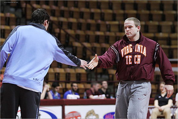 2014.01.17. Wrestling. UNC at VT
