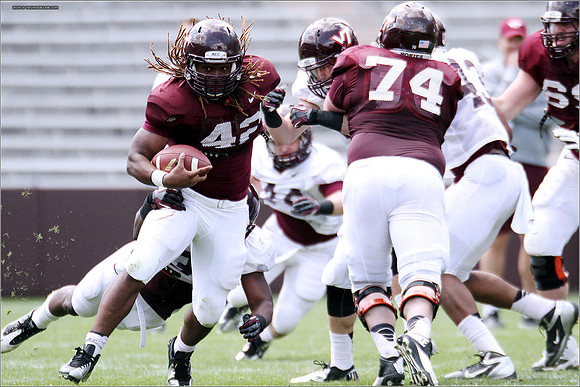2014.04.12. VT Football Scrimmage.