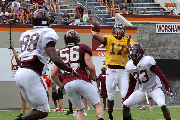 2016.08.23. VT Football Practice.