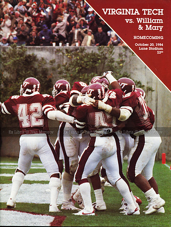 1984.10.20. W&M at VT.