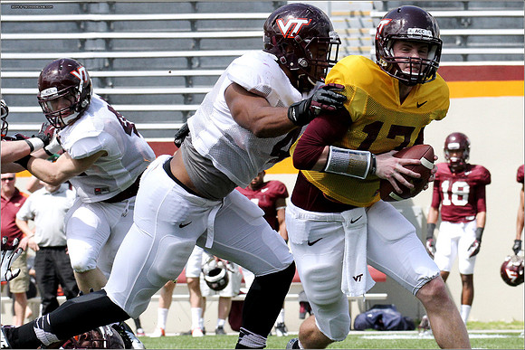 2014.04.12. VT Football Scrimmage.