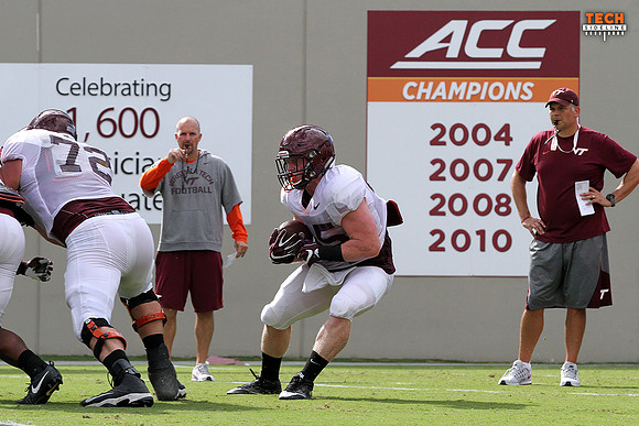 2016.08.23. VT Football Practice.