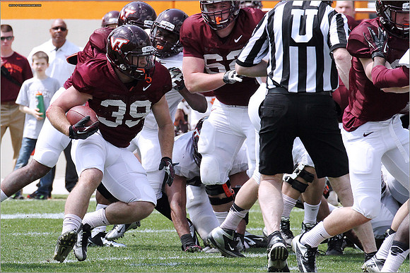 2014.04.12. VT Football Scrimmage.