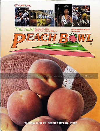 1986. Peach Bowl.