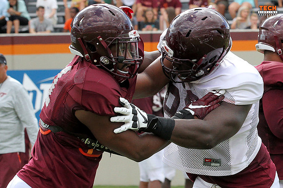 2016.08.23. VT Football Practice.