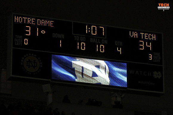 2016.11.19. VT at Notre Dame.