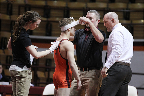 2014.01.17. Wrestling. UNC at VT