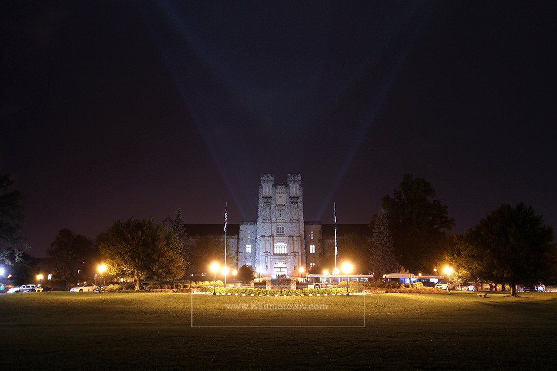 Burruss Hall. Virginia Tech.