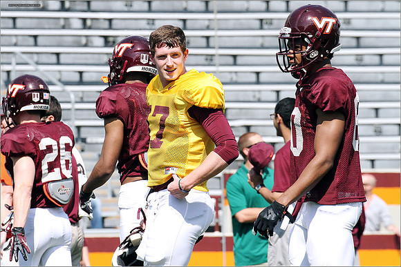 2014.04.12. VT Football Scrimmage.
