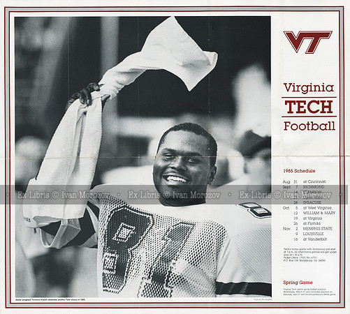 1985.04.27. Spring Game at VT.