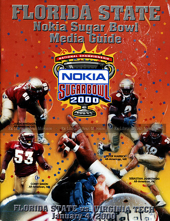 2000. Sugar Bowl.