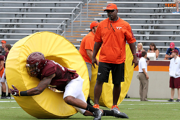 2016.08.23. VT Football Practice.