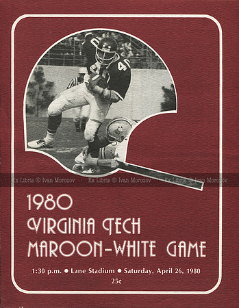 1981.04.25. VT Spring Game.
