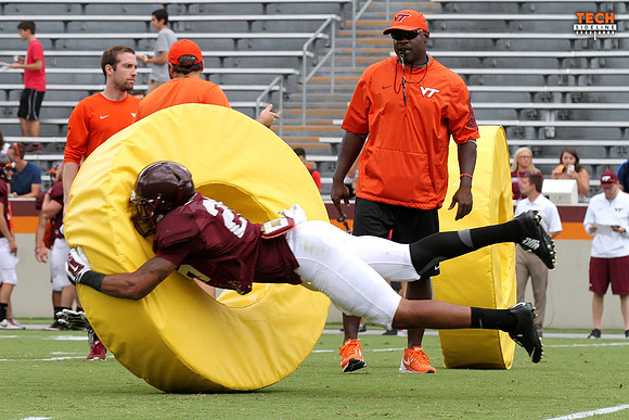 2016.08.23. VT Football Practice.
