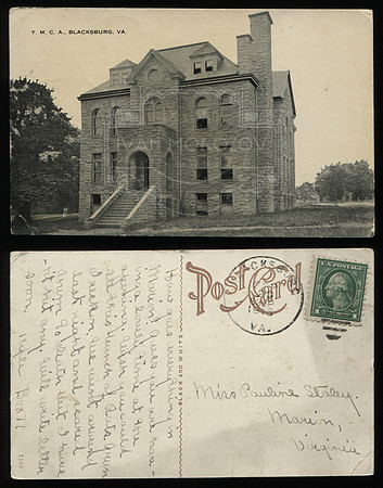 Postcard. Circa 1915. YMCA.