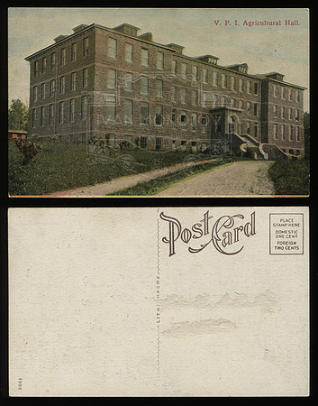 Postcard. Circa 1915. Agricultural Hall.