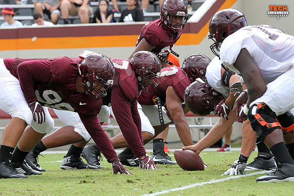 2016.08.23. VT Football Practice.