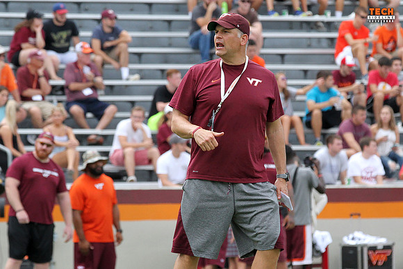 2016.08.23. VT Football Practice.