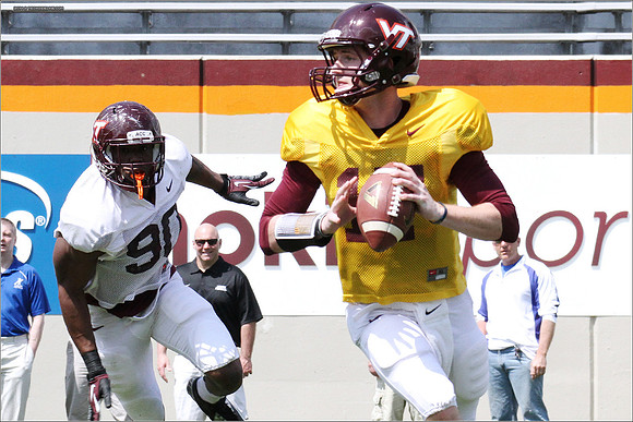 2014.04.12. VT Football Scrimmage.