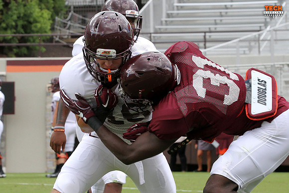 2016.08.23. VT Football Practice.