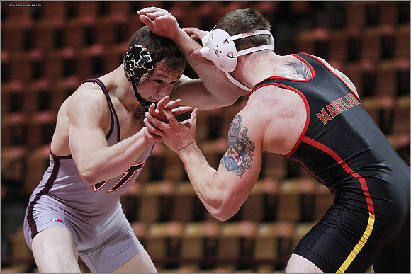 2014.01.19. Wrestling. Maryland at VT