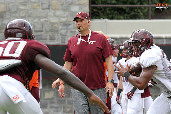 2016.08.23. VT Football Practice.