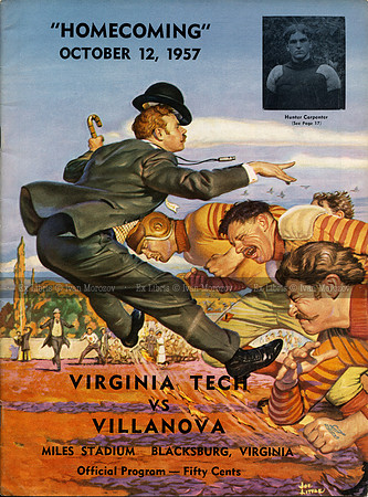 1957.10.12. Villanova at VT