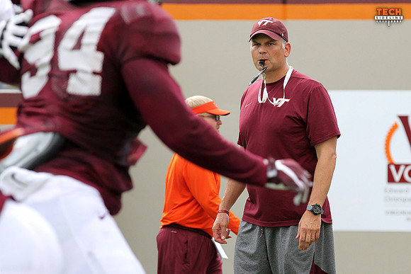 2016.08.23. VT Football Practice.