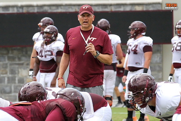 2016.08.23. VT Football Practice.