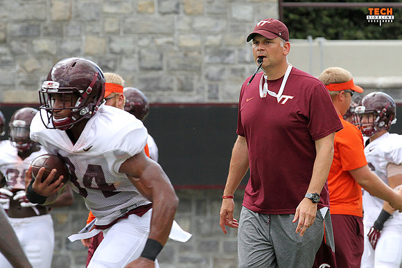 2016.08.23. VT Football Practice.