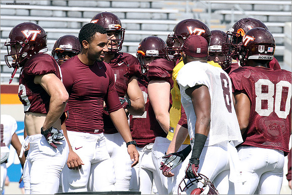 2014.04.12. VT Football Scrimmage.