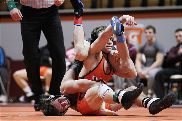 2014.01.17. Wrestling. UNC at VT
