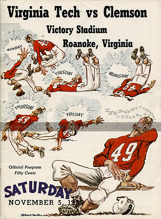 1955.11.05. VT vs Clemson