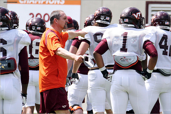 2014.04.12. VT Football Scrimmage.