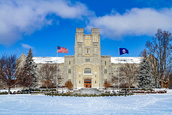 2015.02.17. Burruss Hall, Virginia Tech.